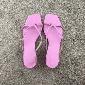 Ann Taylor Strappy Heel Pink